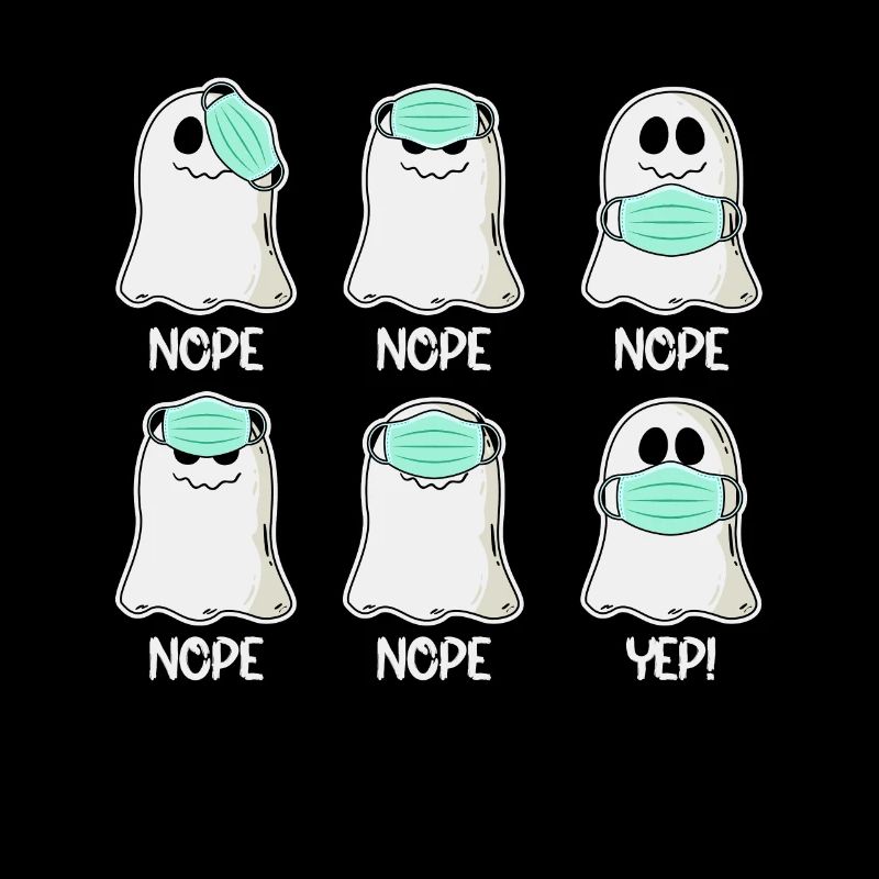 Halloween Happy: Funny Ghost Masks Design