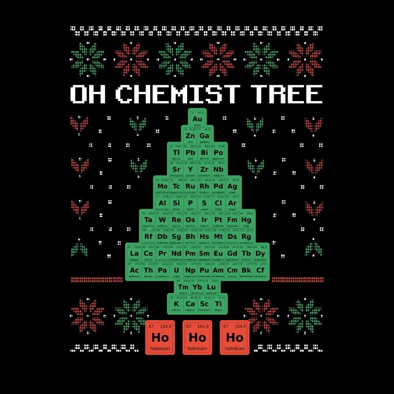Oh Chemist Tree Merry Christmas Ugly