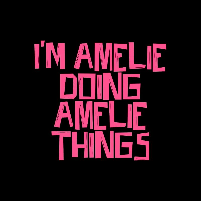 I'm Amelie doing Amelie things