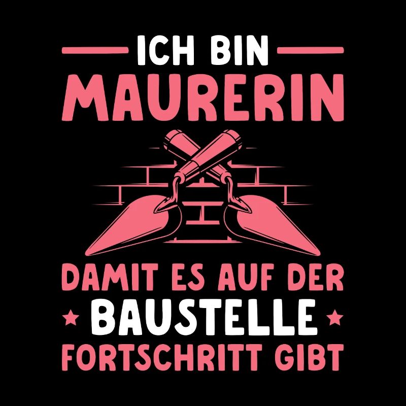 Baustelle Humor Maurerin Geschenkidee