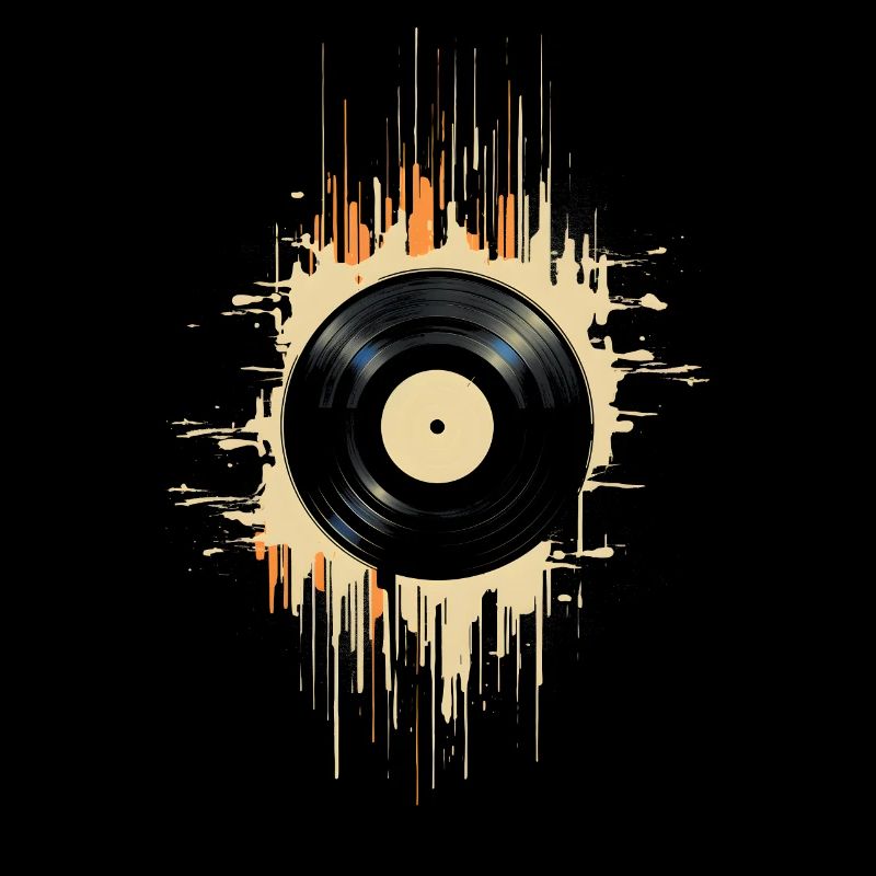 Vinyl Record Splash