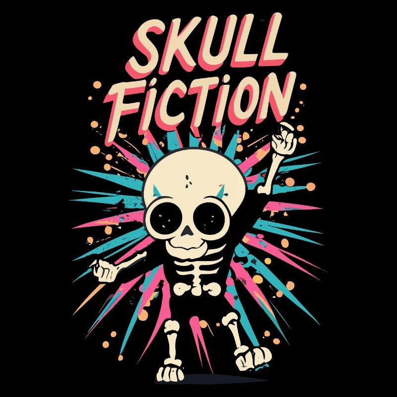 Skull Fiction Skeleton Art Pixel Art