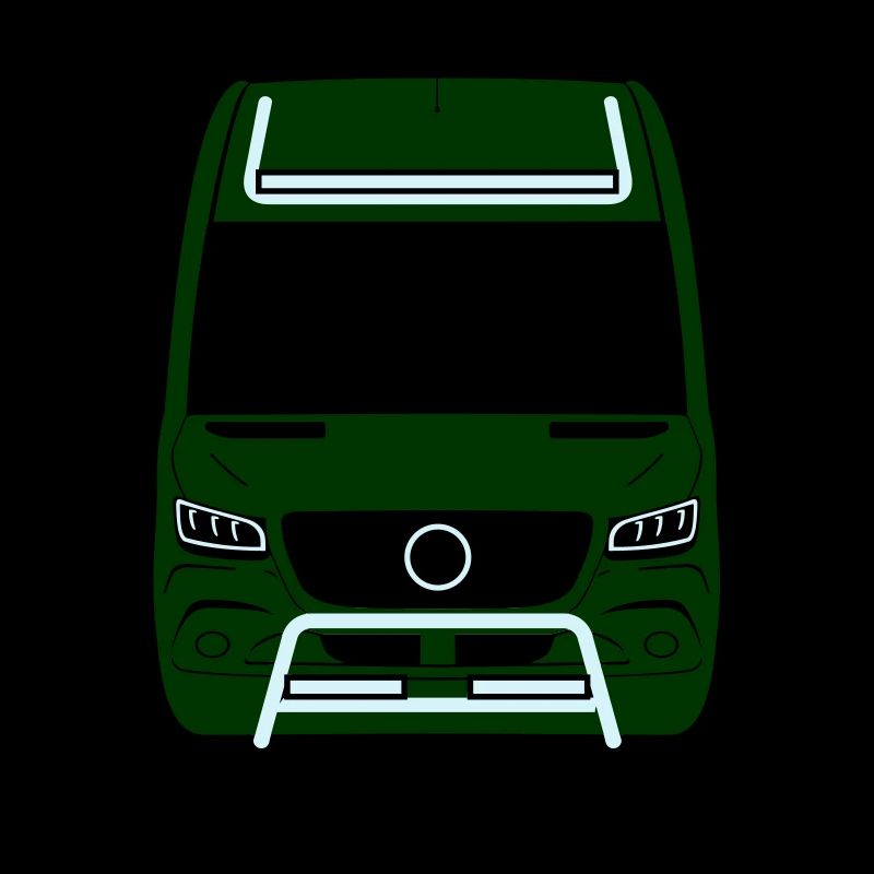 Sprinter W907 W910 vorn Front 4x4 Silhouette Umris