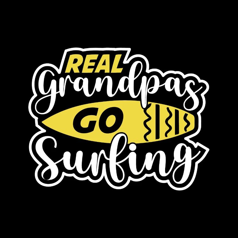Echte Großväter Gehen Surfen