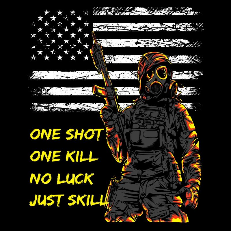 One Shot One Kill No Luck just Skill