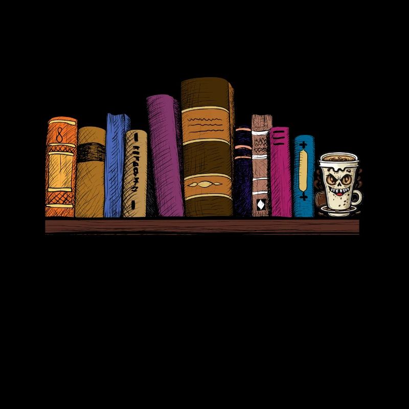 Book Lover Book Reader Coffee Lover