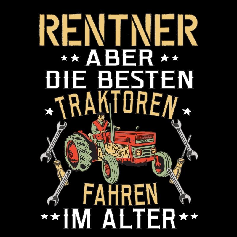 Rentner Geburtstag Traktor Treker Bauer Trecker