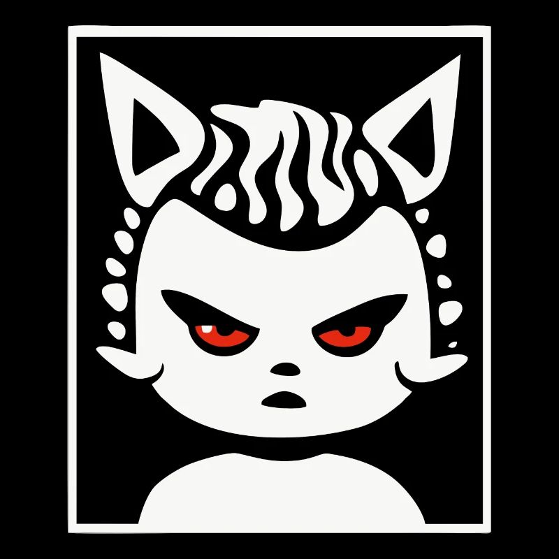 Rundliche moppeliges Katzen Mädchen