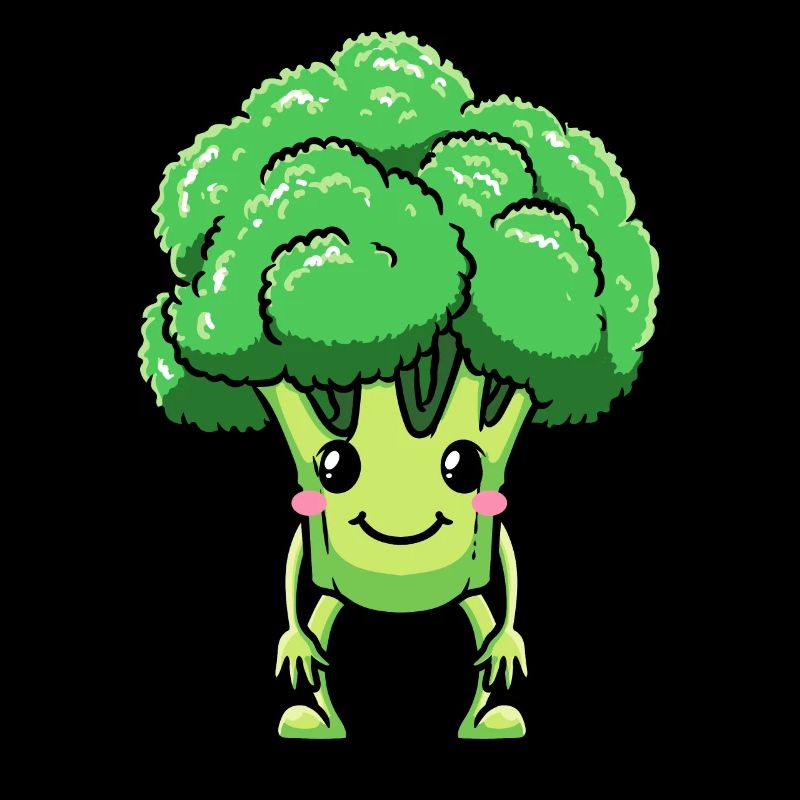 Broccoli Emoticon Vegan Vegetable Vegetarian