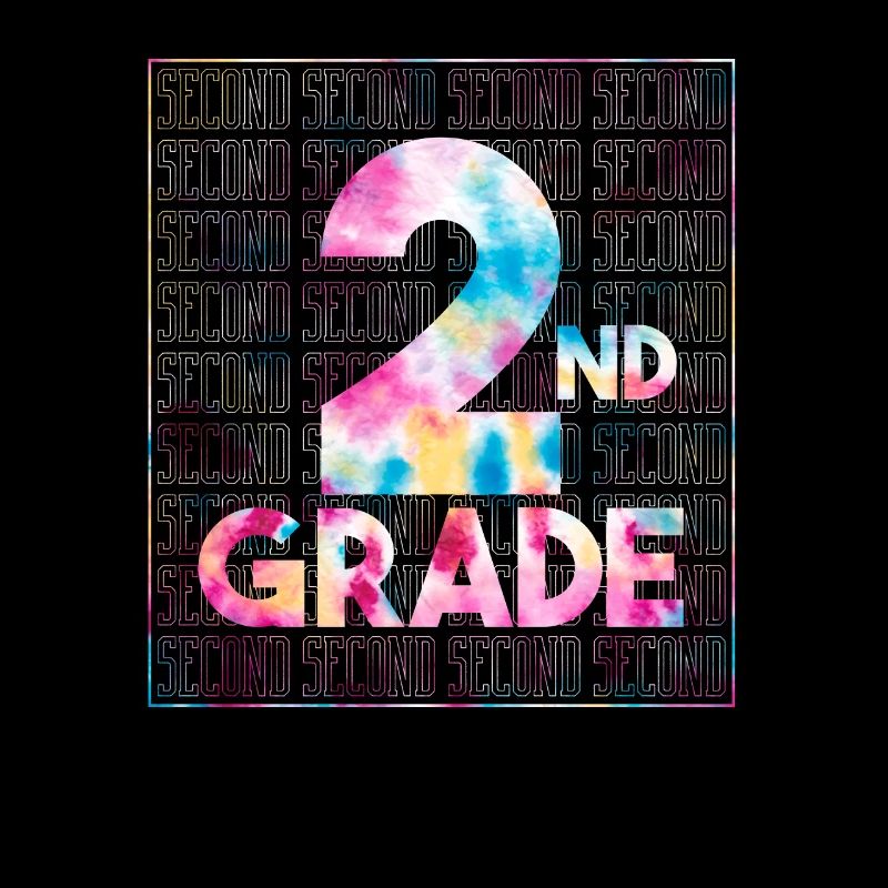 Tie Dye 2. Klasse Typografie Team Zweitklässler