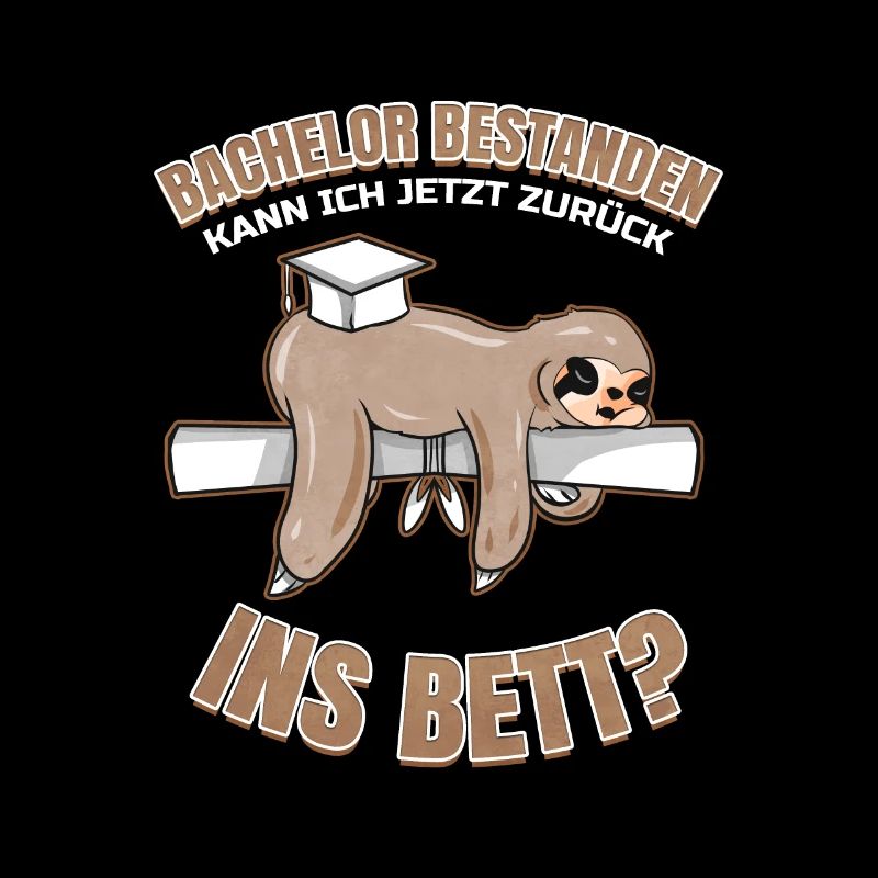 Bachelor Abschluss Faultier Bachelorstudium