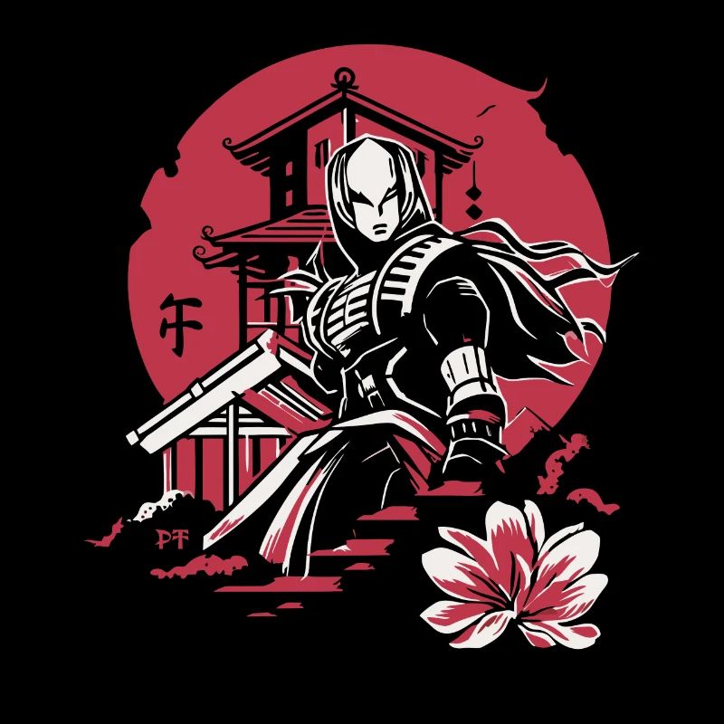 Japanischer Samurai-Held
