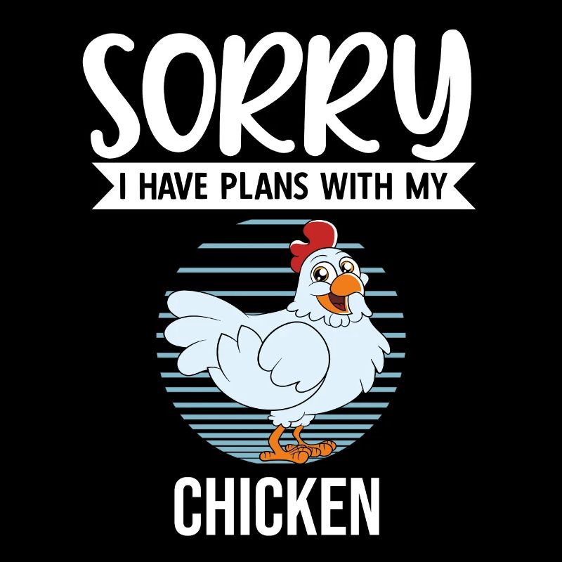 Lustiger Hühner Spruch Huhn