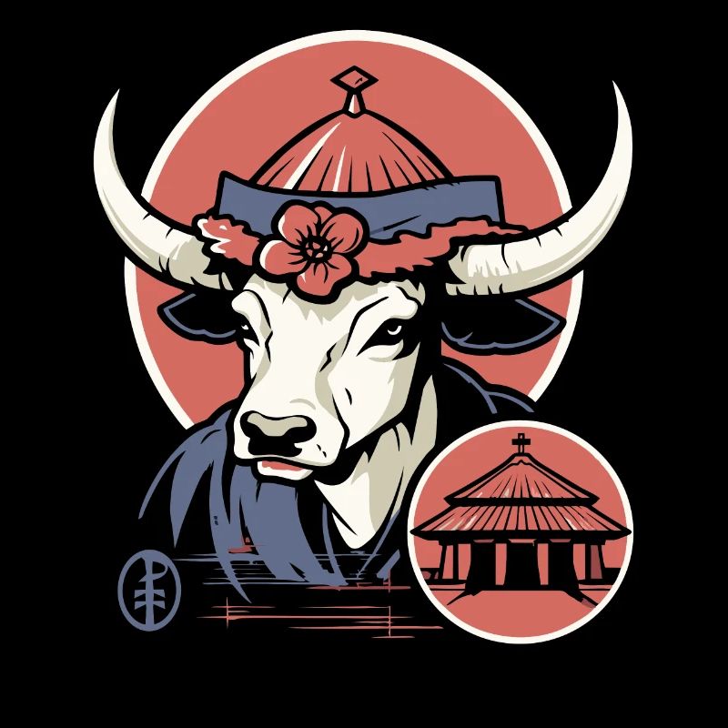 Vache Geisha japonaise Edo