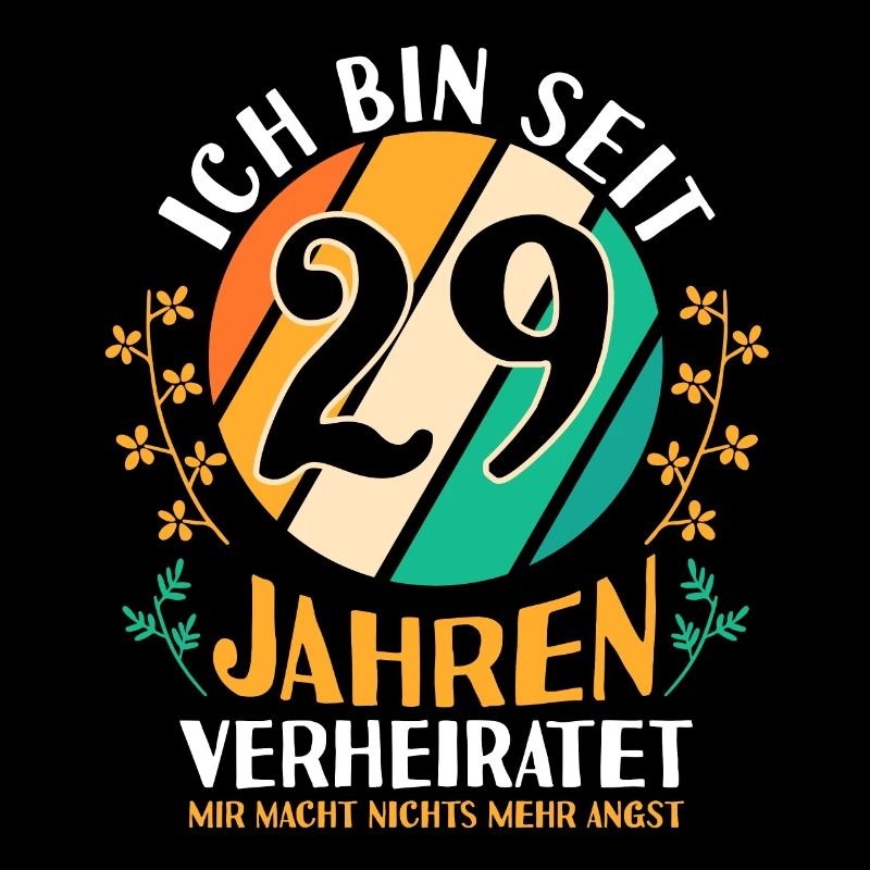 Ehe Samthochzeit 29 Jahre Verheiratet Hochzeitstag