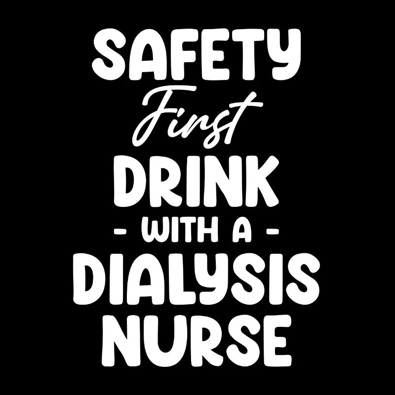 Safety First Drink Mit Einer Dialyseschwester