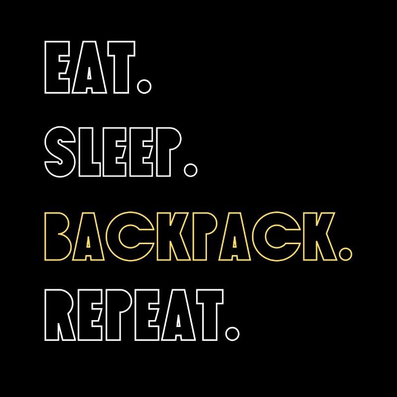 Eat. Drink. Backpack. Try again