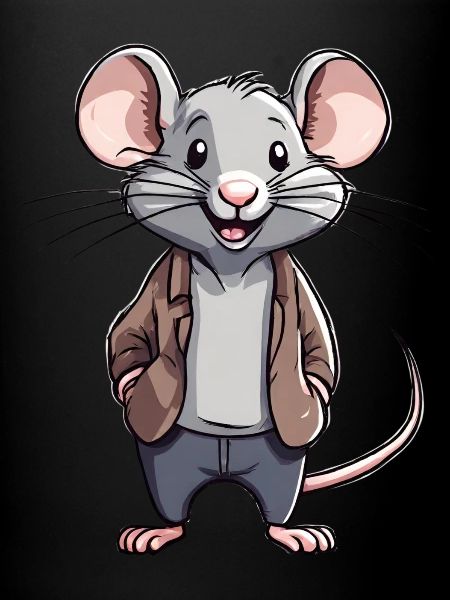 Mouse with clothes