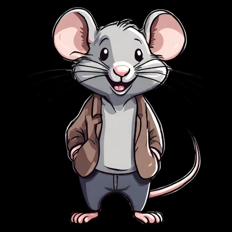 Mouse with clothes