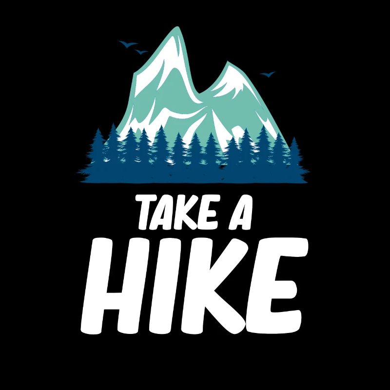 Machen Sie Eine Wanderung Lustiger Wanderer