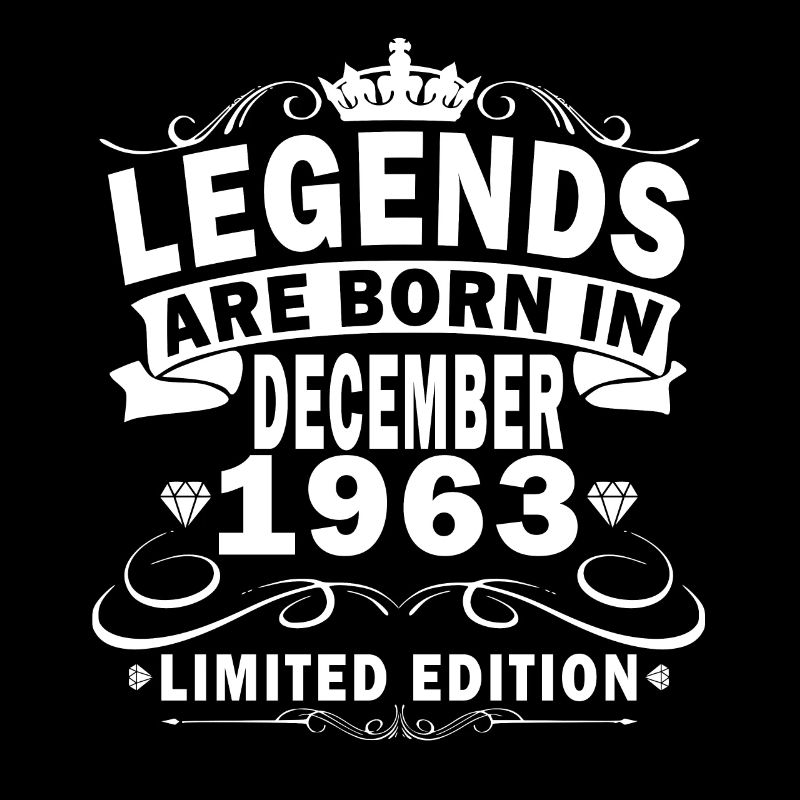 60 Geburtstag Legenden Dezember 1963