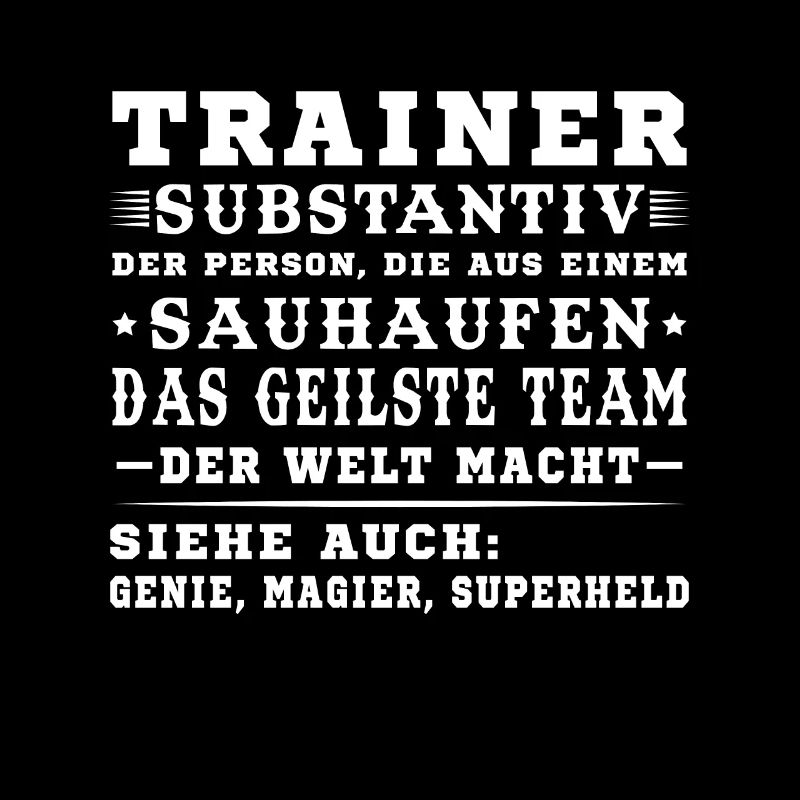 Bester Trainer Tshirt Coach Geschenk
