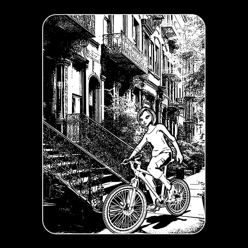 NYC Comic Image: Distinctive Design for Bikers