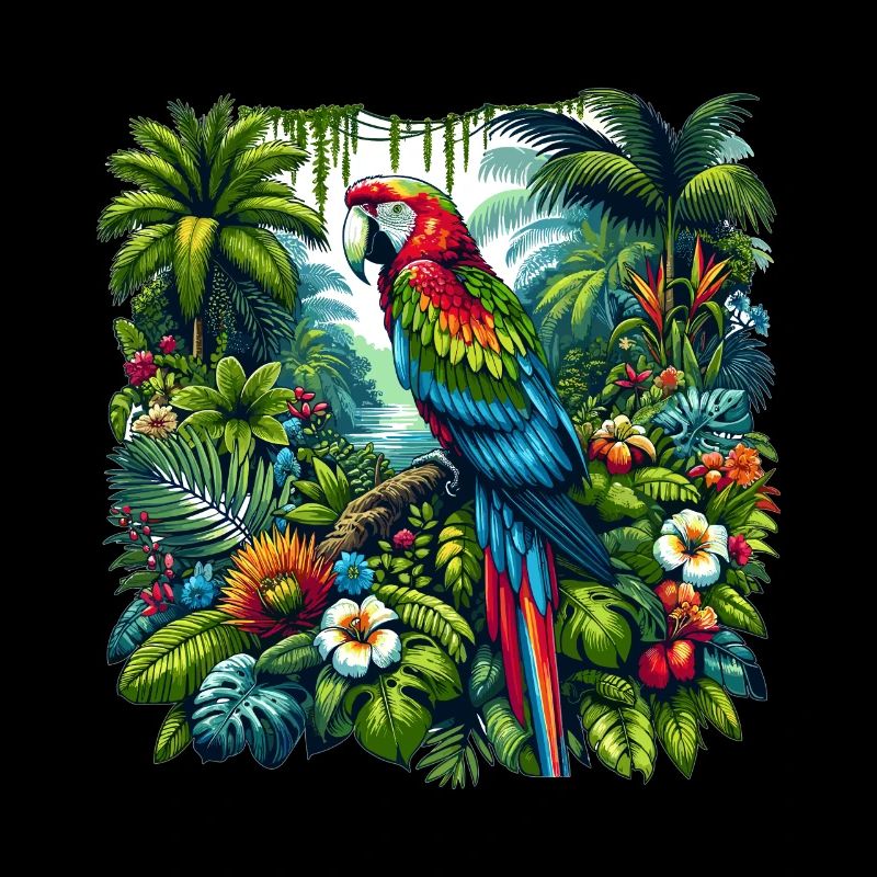 Perroquet tropical