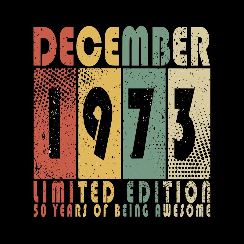 Décembre 1973 Cadeau d’anniversaire Décembre 1973