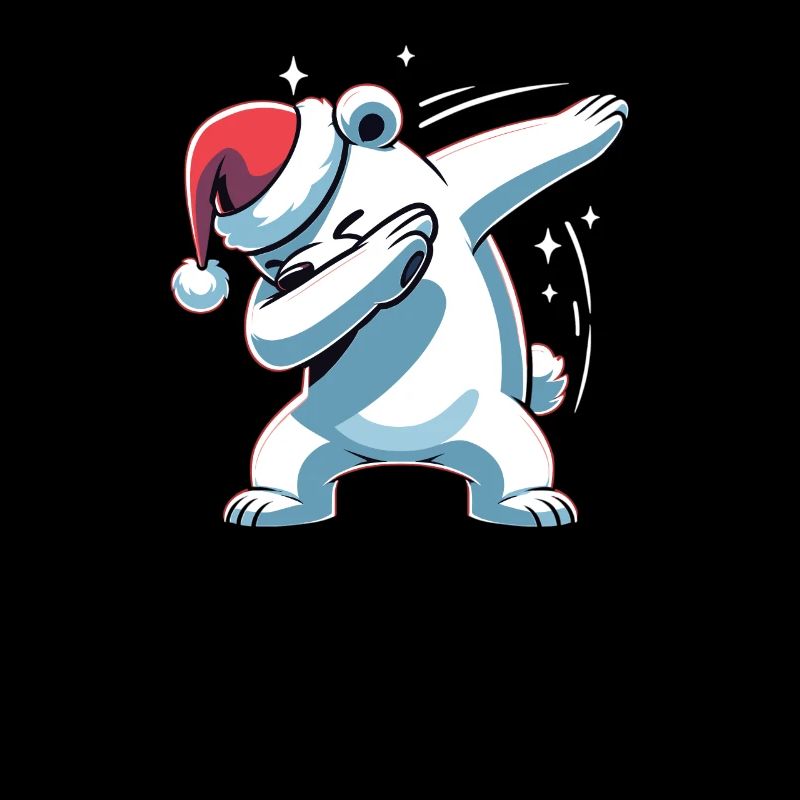 Dabbing Christmas Polar Bear Dab Christmas