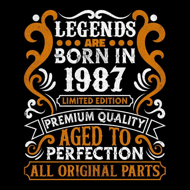 Legends Are Born In 1987 Geburtstagsgeschenk -1987