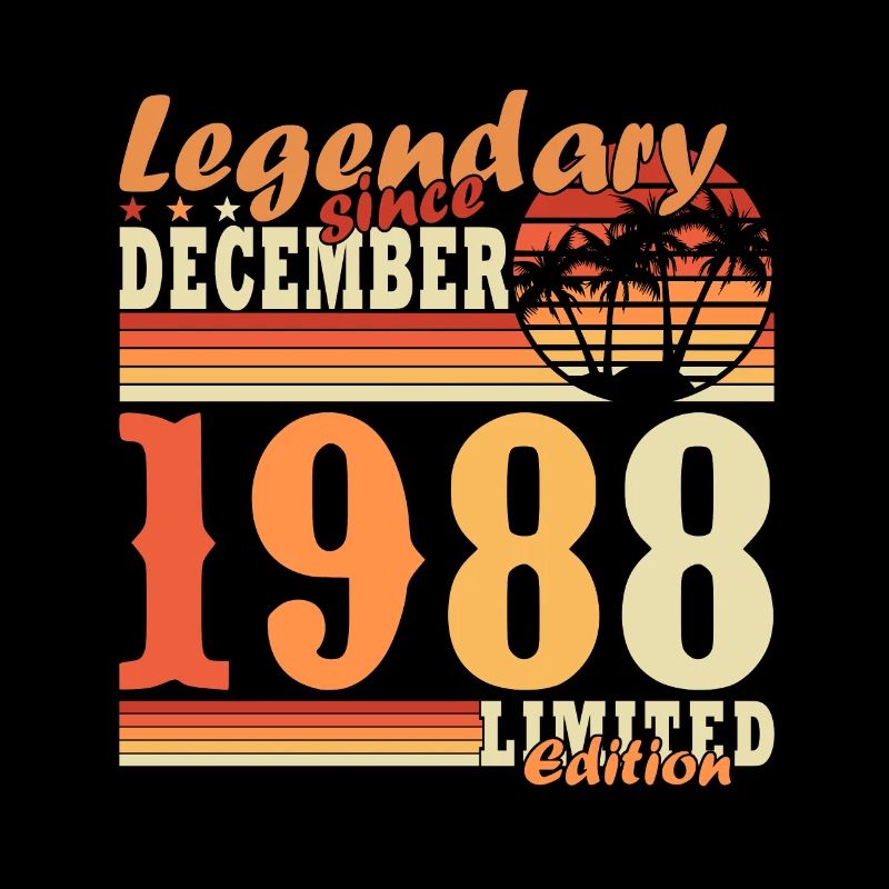 35e anniversaire 35 ans Décembre 1988