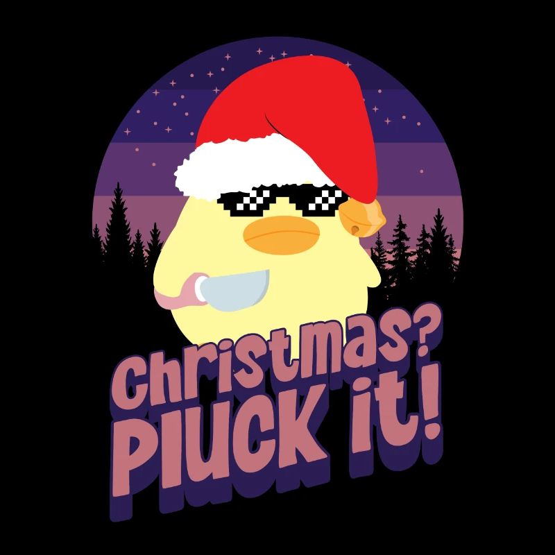 Pluck Christmas - Ente mit Messer Duck with Knife