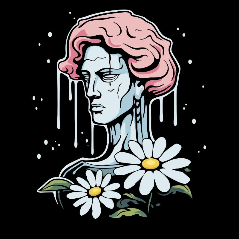 Flower Power Brother : David de Florence avec des fleurs