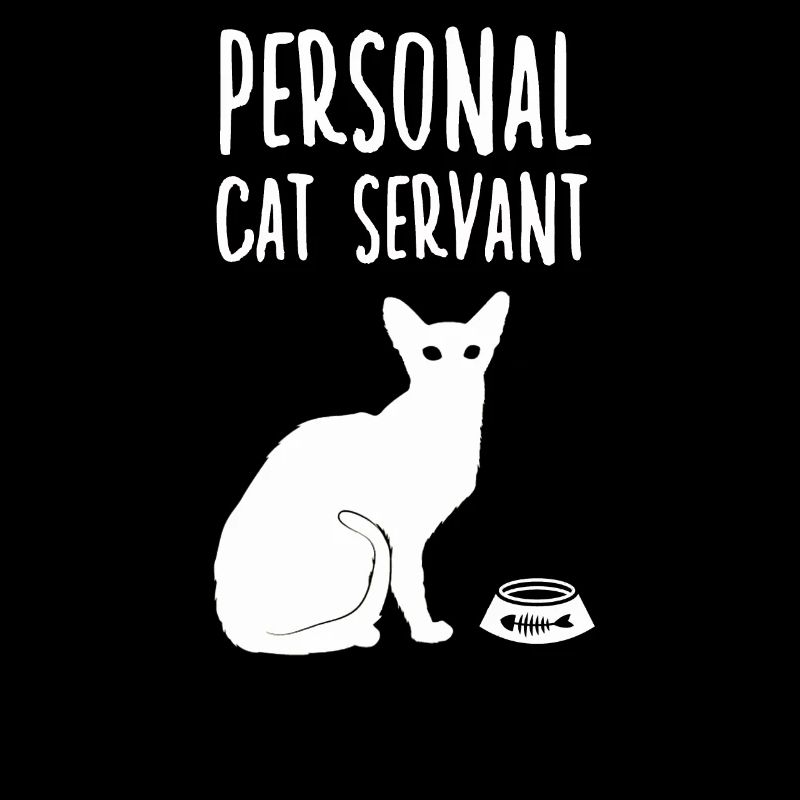 Drôle de chat esclave chat serviteur cadeau chats