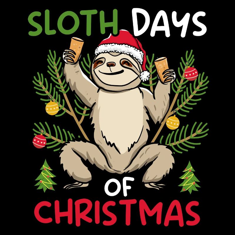 Sloth Ugly Christmas xmas Gift