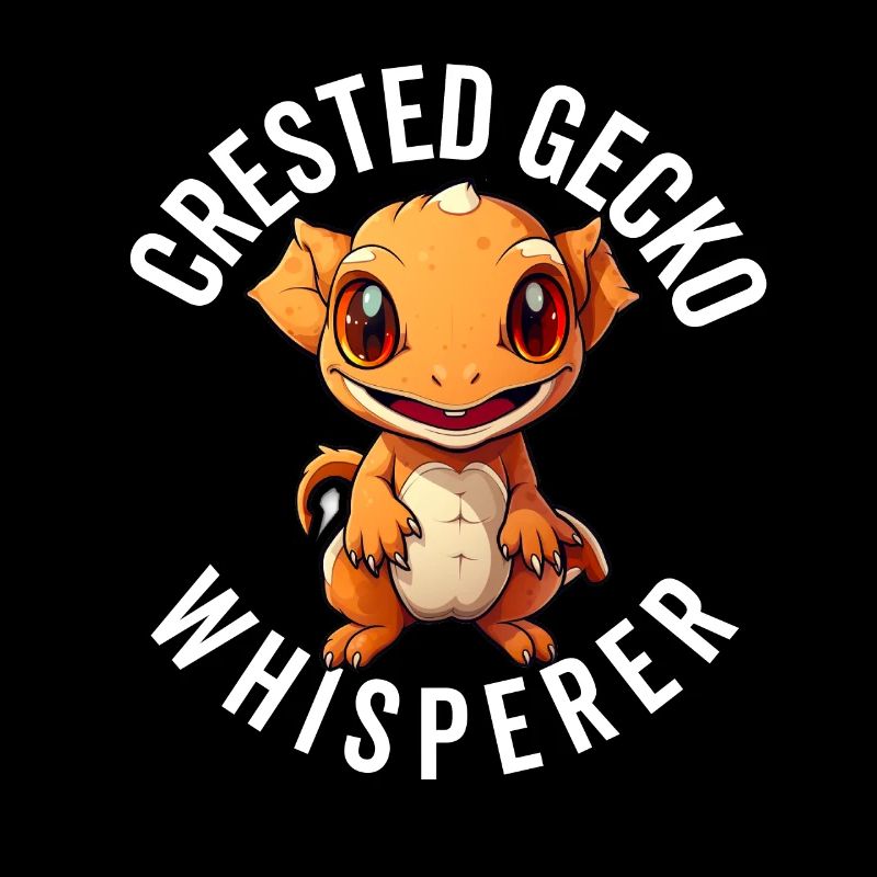 Crested Gecko Men Women Lizard Eyelash Gecko