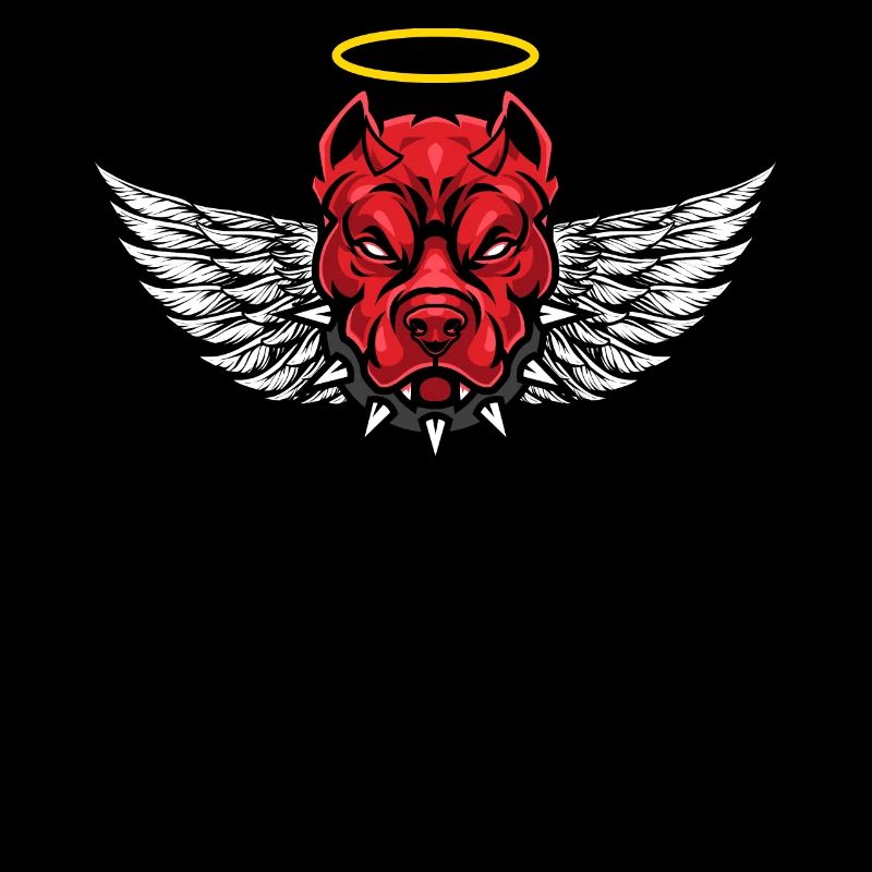 Devil American Pitbull Dog T-Shirt