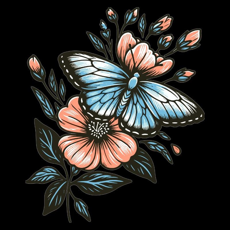Papillon sur fleur