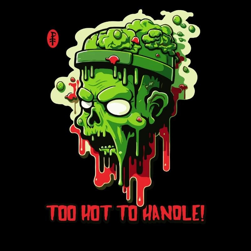 Too Hot to Handle: A melting zombie