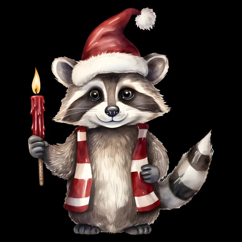 Le raton laveur à Noël