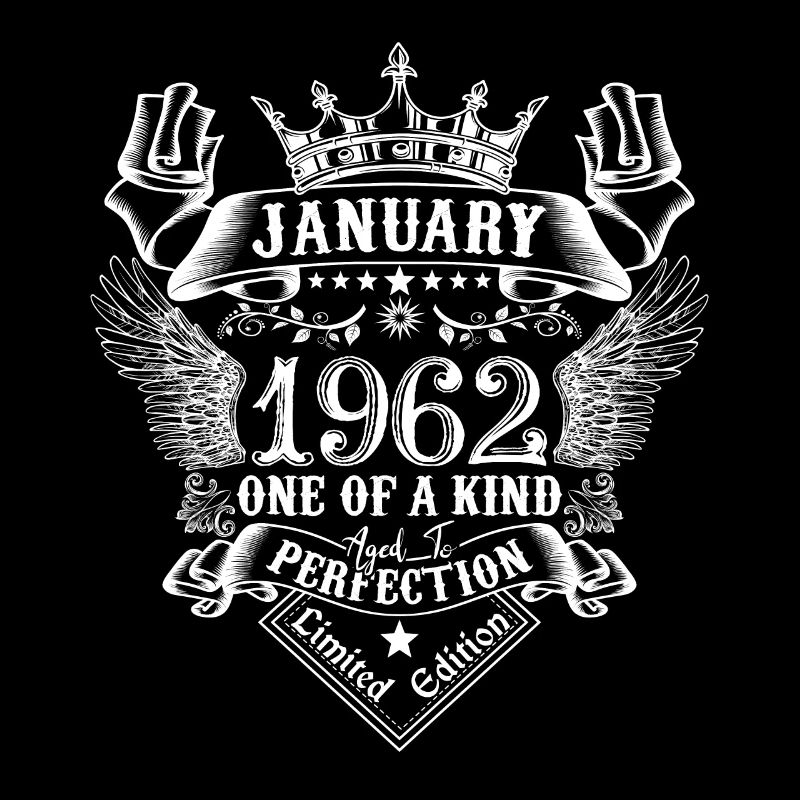 1962 Janvier 1962 anniversaire Janvier 1962