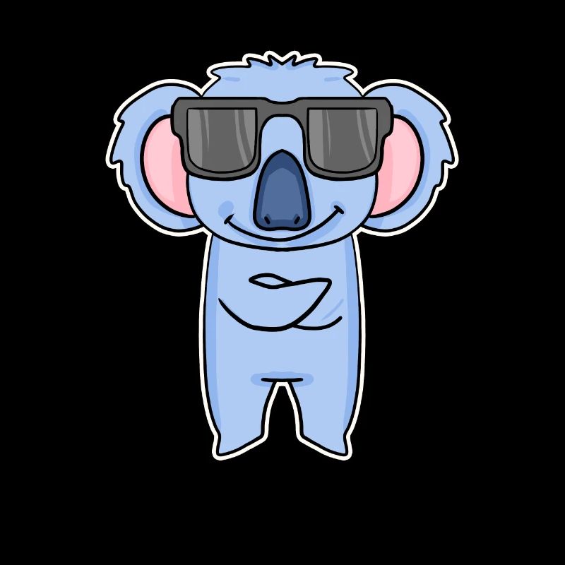 Koala mit Brille