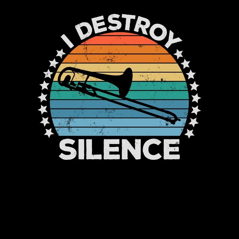 Destroy Silence Marching Band Trombone Tromboniste
