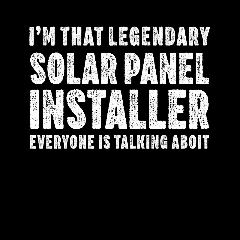 Solar Panel Installer Technician Men Renewable