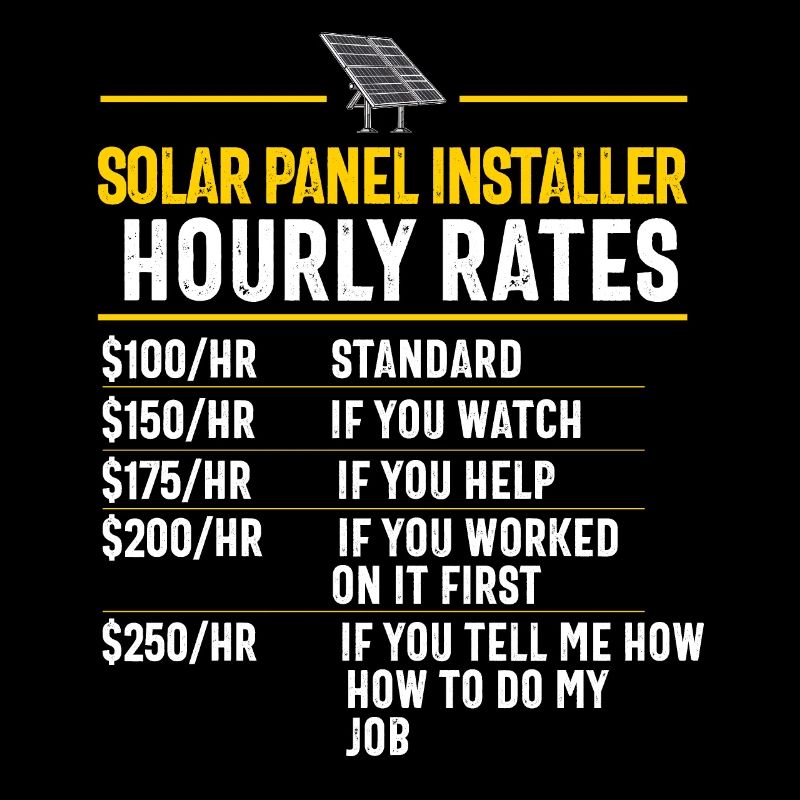 Solar Panel Installer Technician Men Renewable
