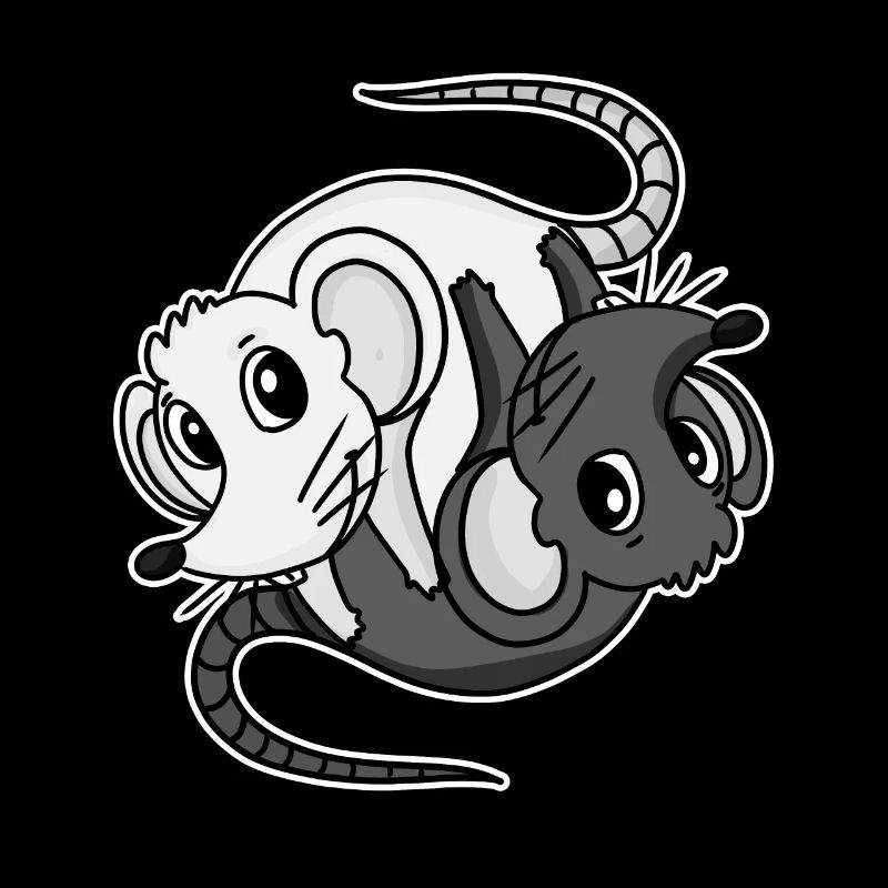 Yin Yang Mouse Mice