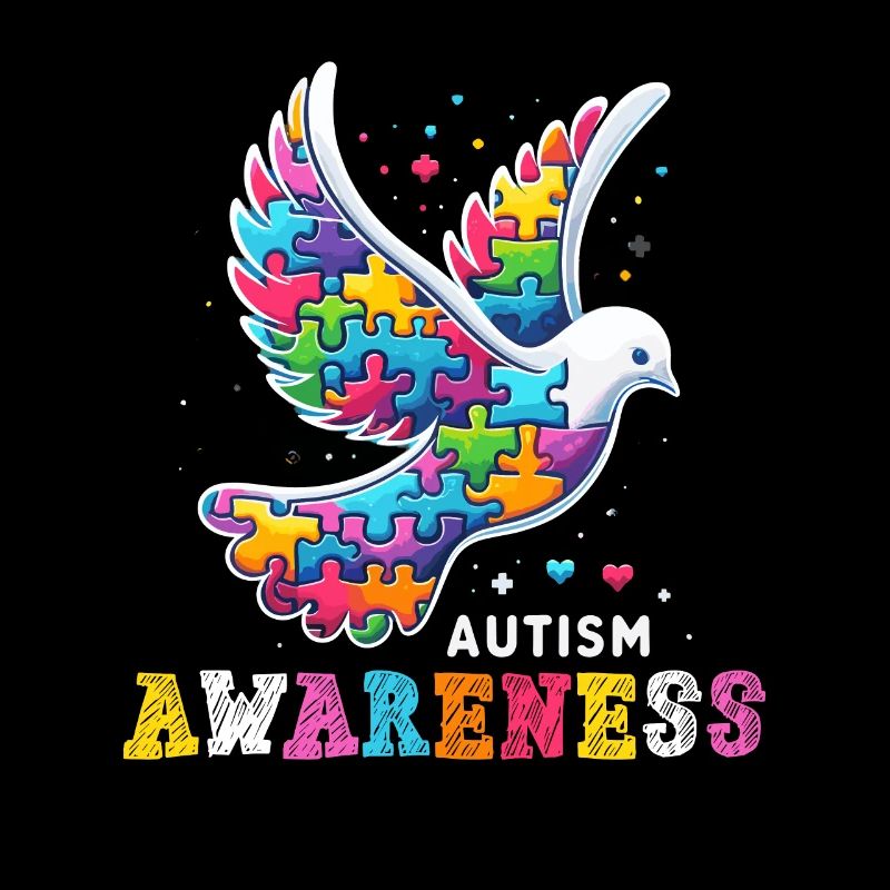 Autism Awareness puzzles piece