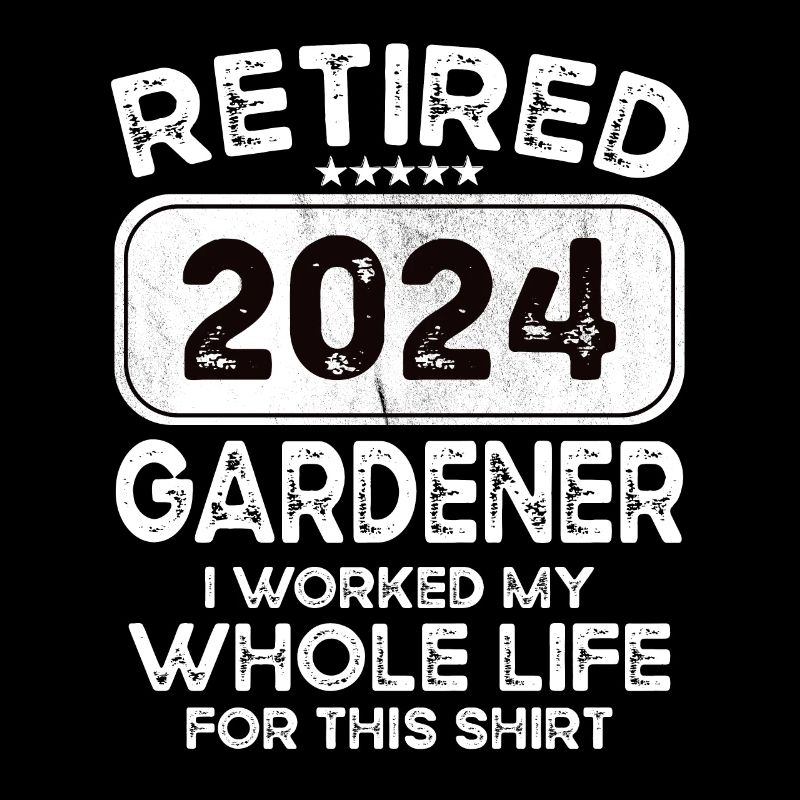 Jardinier retraité 2024