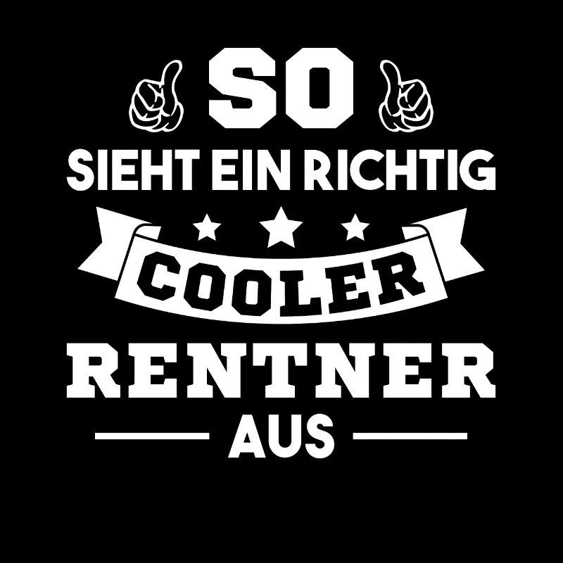 So sieht ein richtig cooler Rentner aus Pensioner